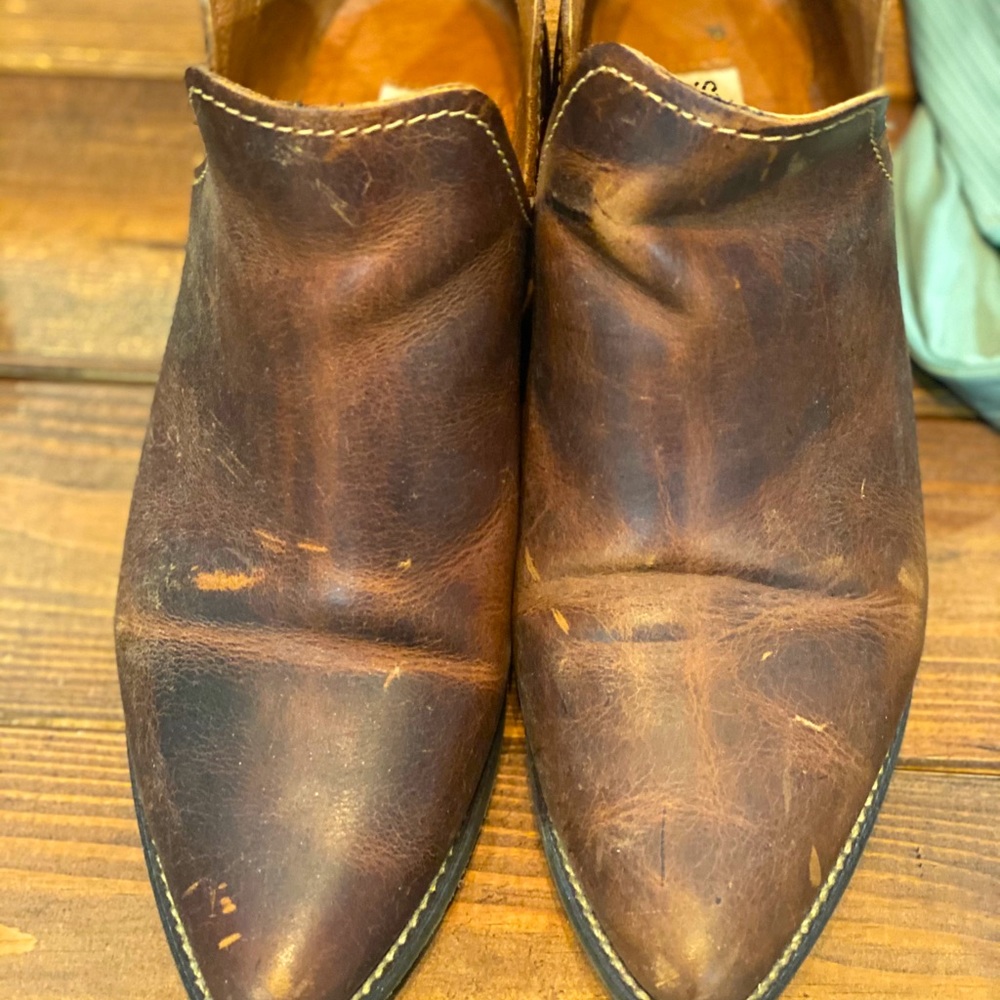 Steve Madden leather booties